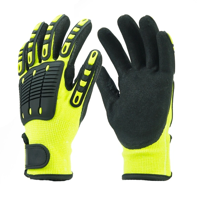 Anti Cut PPE Protection TPR Impact Resistance Work Safety Gloves