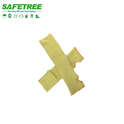 CE En388 Safetree シームレスニットアラミドライナー、レベル 5 耐切創性安全スリーブ