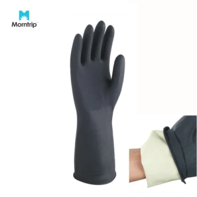 高品質のEN388ゴム手袋、低刺激性、耐酸性、耐薬品性、耐久性、耐摩耗性。